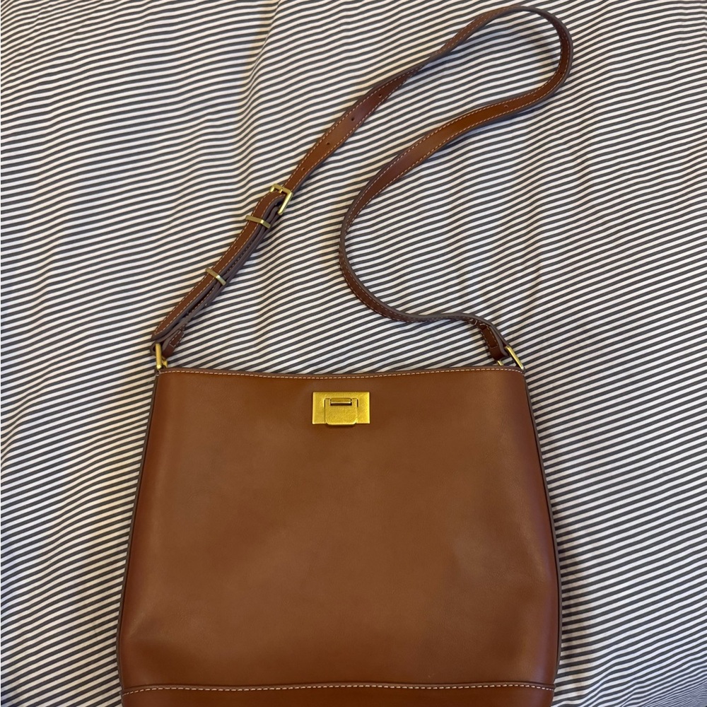 Mango Brown Shoulder Bag